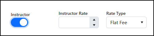 Instructor toggle