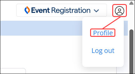 Profile highlighted.